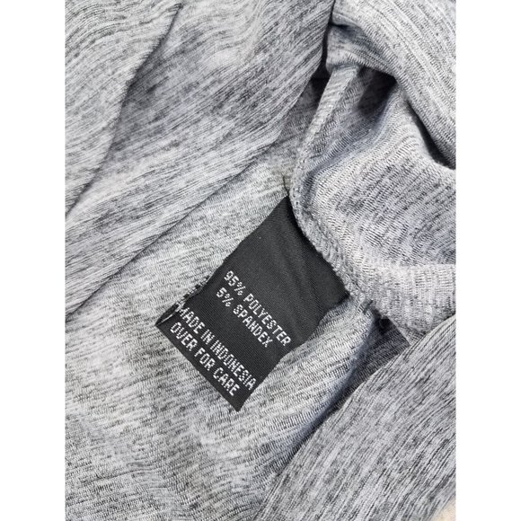 AB Studio Women’s Short Sleeves V-Neck Casual Top Blouse Size L Gray B58 - Picture 7 of 10